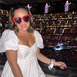 Free people white bubble dress